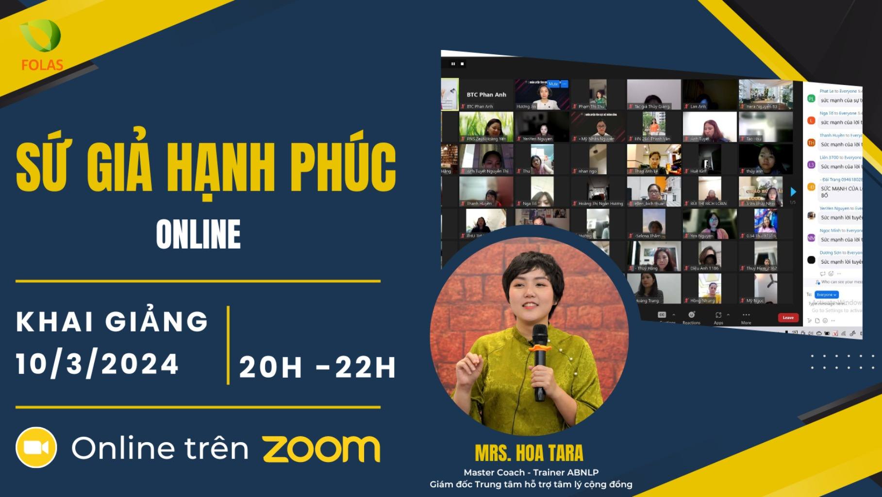 SỨ GIẢ HẠNH PHÚC ONLINE TRÊN ZOOM