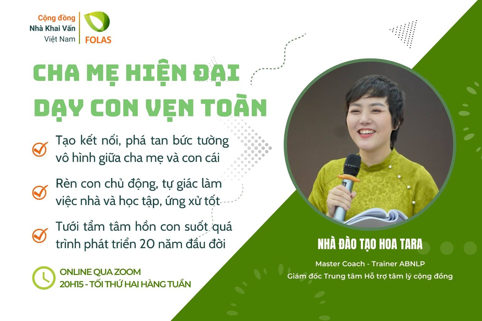 CHA MẸ HIỆN ĐẠI DẠY CON VẸN TOÀN ONLINE