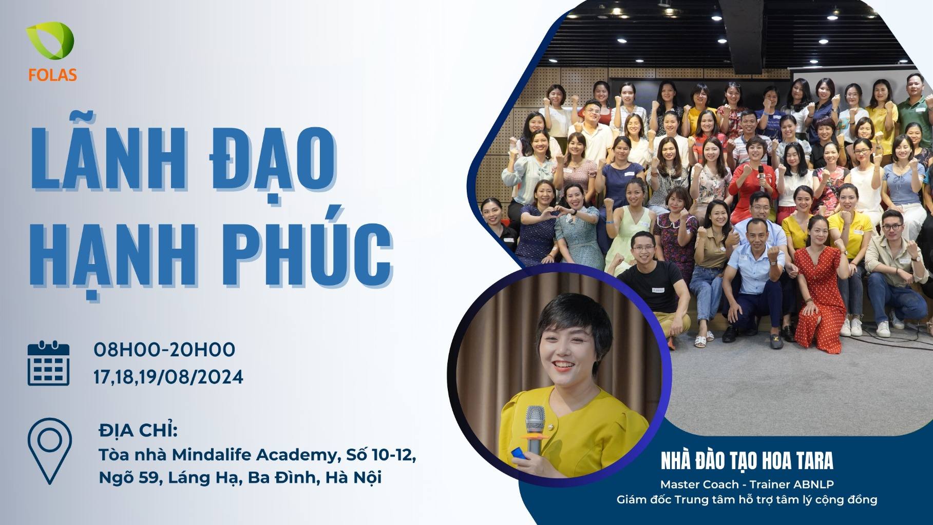 LÃNH ĐẠO HẠNH PHÚC OFFLINE HÀ NỘI